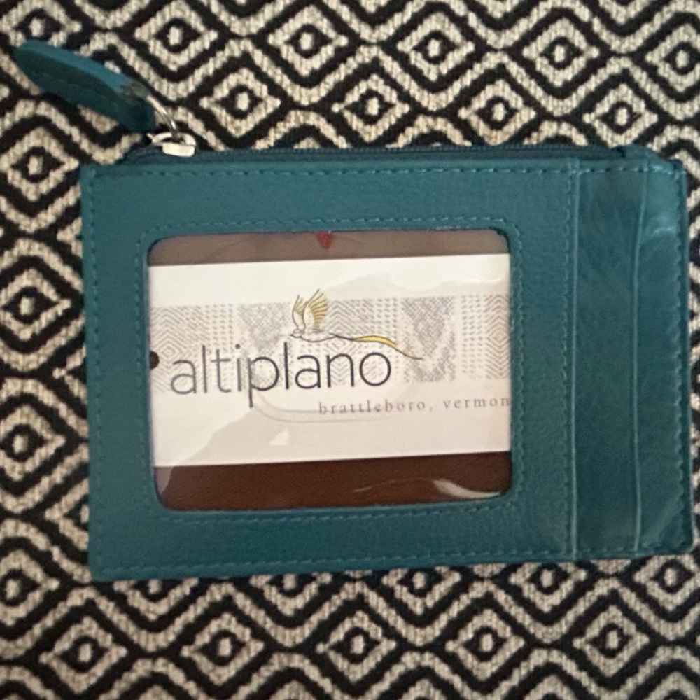 RFID Genuine Leather credit card change wallet